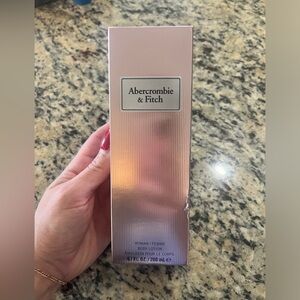 Abercrombie and fitch first instinct lotion